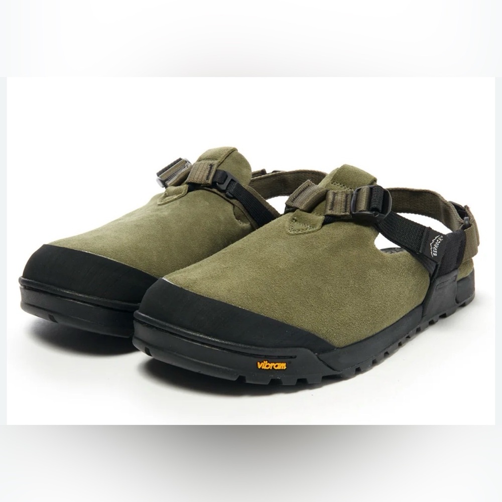Bedrock Women's or Men’s Olive and Black Sandals.